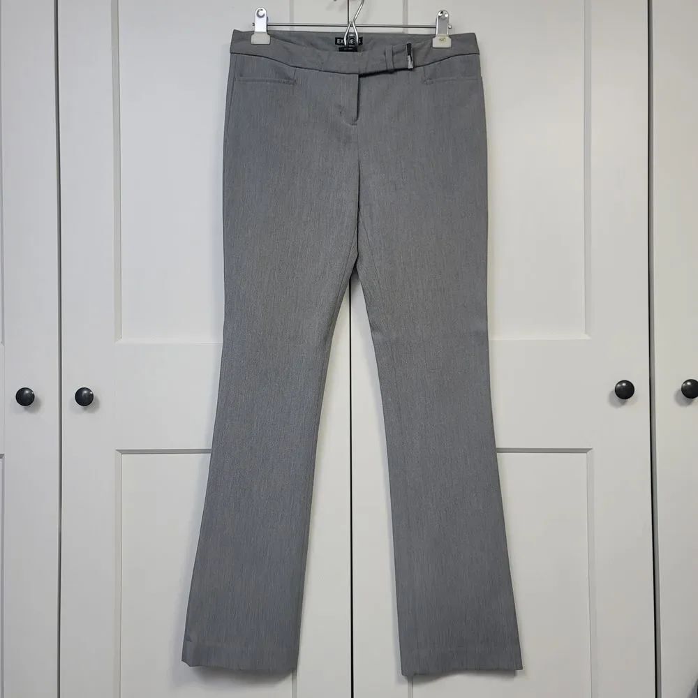 Express Women's Gray Barely Boot Columnist Pants, 4R